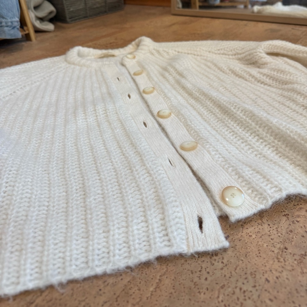 Sezane Emile Cardigan S Ecru - Picture 4 of 13